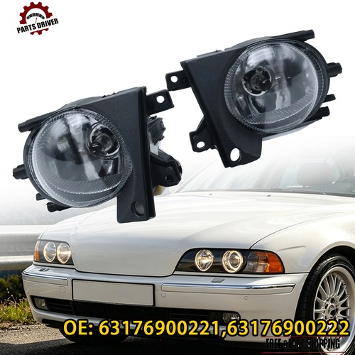 Clear front fog light pair - clear,